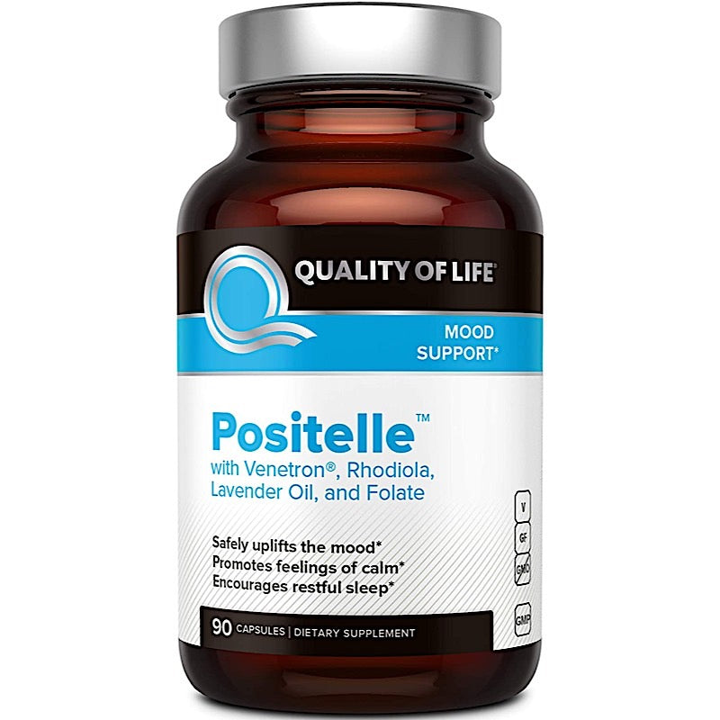 Quality Of Life, Positelle, 90 Capsules UPC 812259003479 | HiLife Vitamins